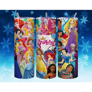 Disney Princess 20 Oz Skinny Tumbler